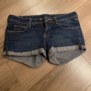 H&M Skinny Low Rise Dark Denim Women Short